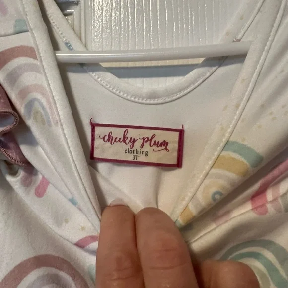 Cheeky Plum Leotard “Over the Rainbow” - Picture 3 of 6